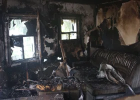 В Тюмени потушили крупный пожар в жилом доме на 80 квадратных метров