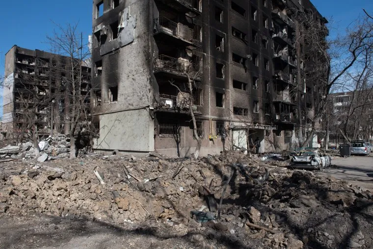 Обстановка в Мариуполе после освобождения района города от ВСУ. Украина