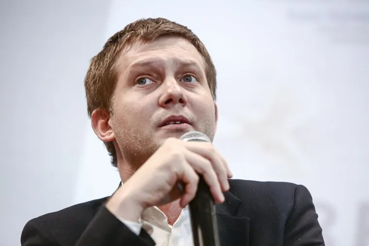 Генеральный директор телеканала «Спас» Борис Корчевников на презентации книги «Ответ священника. Просто о главном…». Москва