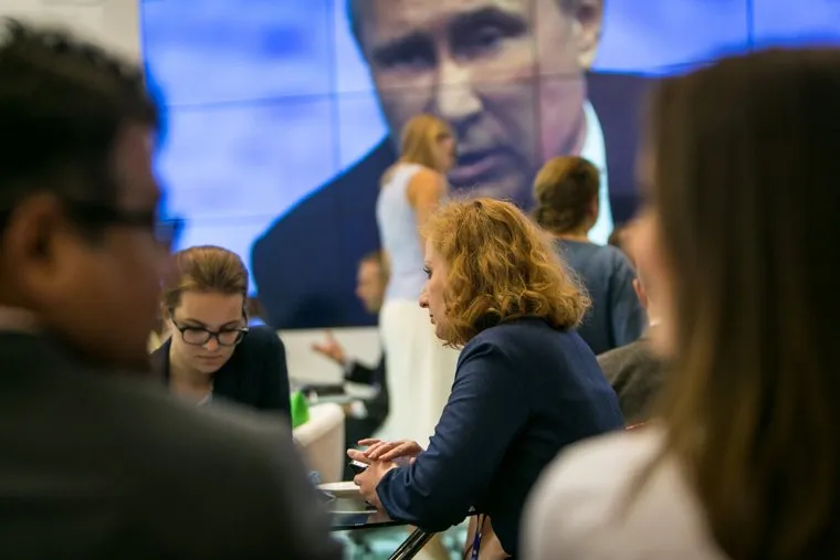 Петербургский международный экономический форум. Второй день. Санкт-Петербург, кафе, кофебрейк, путин владимир, пмэф-2016