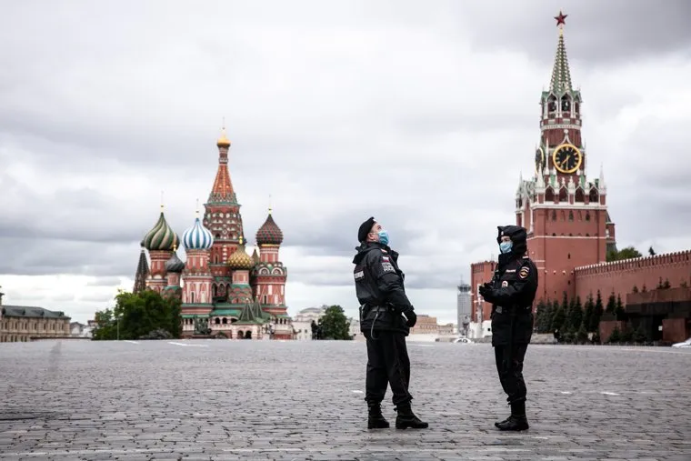 Москва во время объявленного режима самоизоляции. Москва