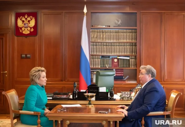 Спикер Совета Федерации Валентина Матвиенко встретилась с главой Мордовии Владимиром Волковым