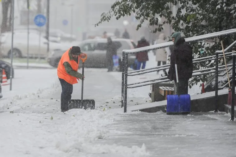 Снегопад. Челябинск