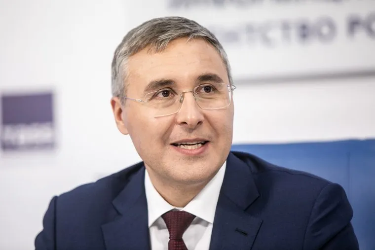 Пресс-конференции в ТАСС министра образования Российской Федерации Валерия Фалькова. Москва