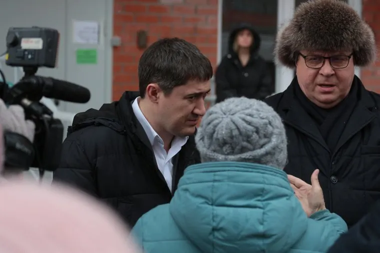 ВРИО губернатора Прикамья Махонин в Березниках. Пермь