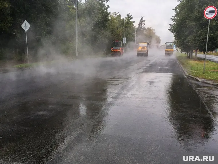 Видео работ в дождь опубликовали в соцсетях (архивное фото)