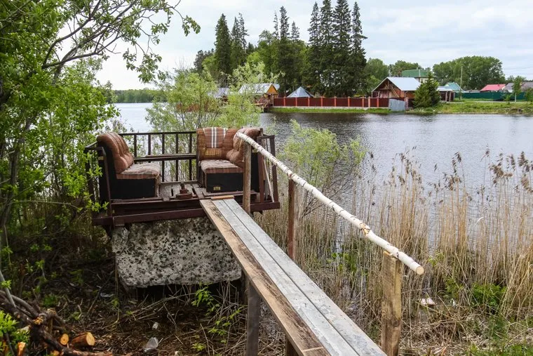 Деревня Черная речка - тюменская "Рублевка". Тюменский район, Тюменская область, черная речка