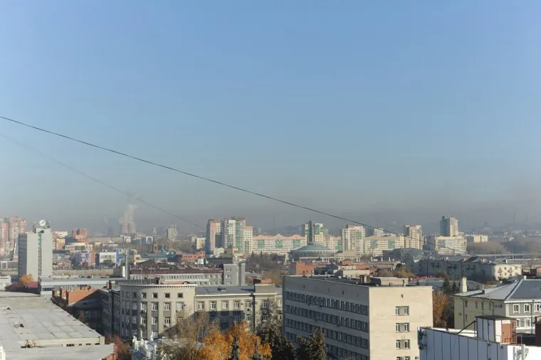Смог, дым, неблагоприятные метеоусловия. Челябинск
