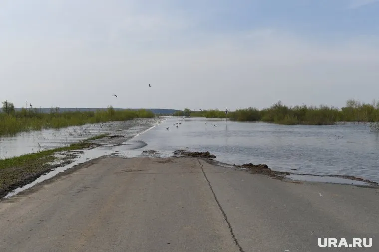 Вода отрезала от "большой земли" несколько населенных пунктов Абатского района