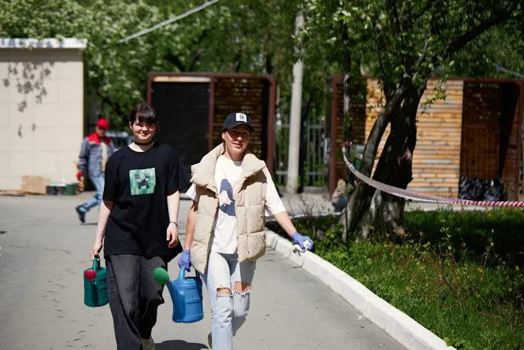 Волонтеры благоустроили детский хоспис