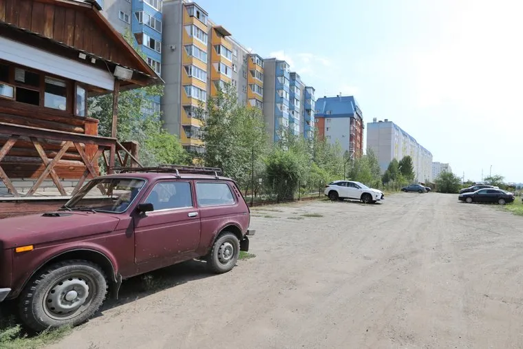 Парковка, необр