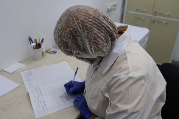 Прививочный пункт в ТЦ "ГиперСити". Курган