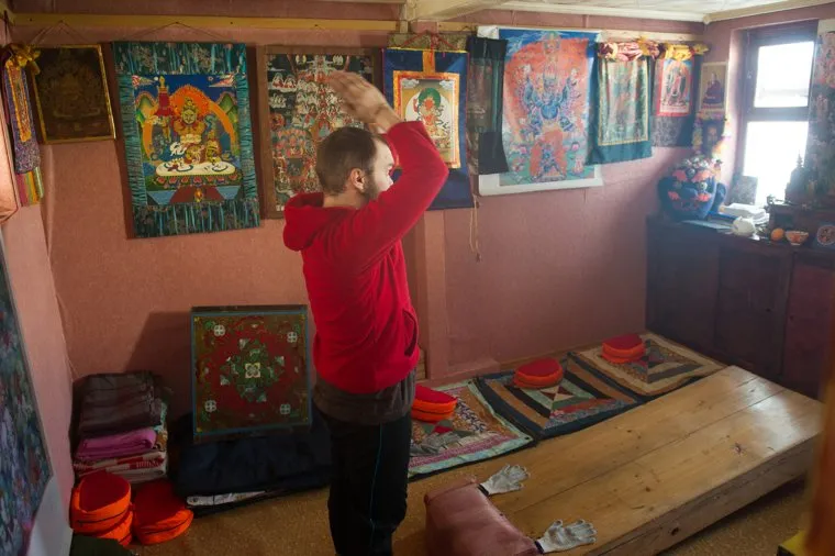 Монастырь Шад Тчуп Линг на горе Качканар