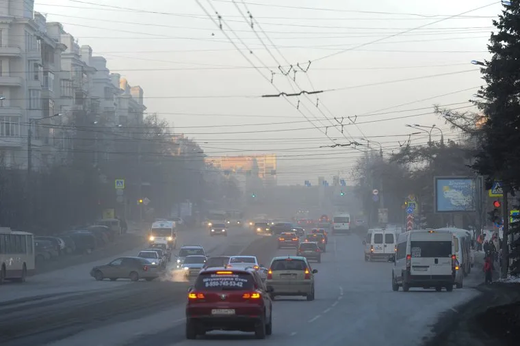 Клипарт. Смог. Экология. Челябинск., пыль, город, смог
