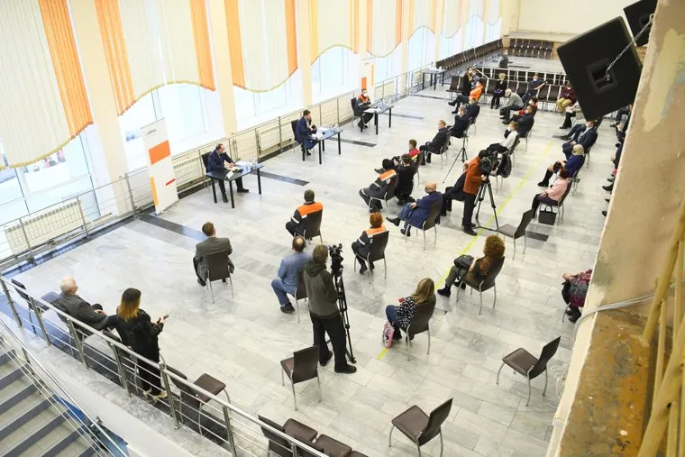 Михаил Санников на горе Качканар. Необр