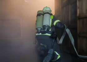 В ХМАО вспыхнул пожар в гаражном кооперативе