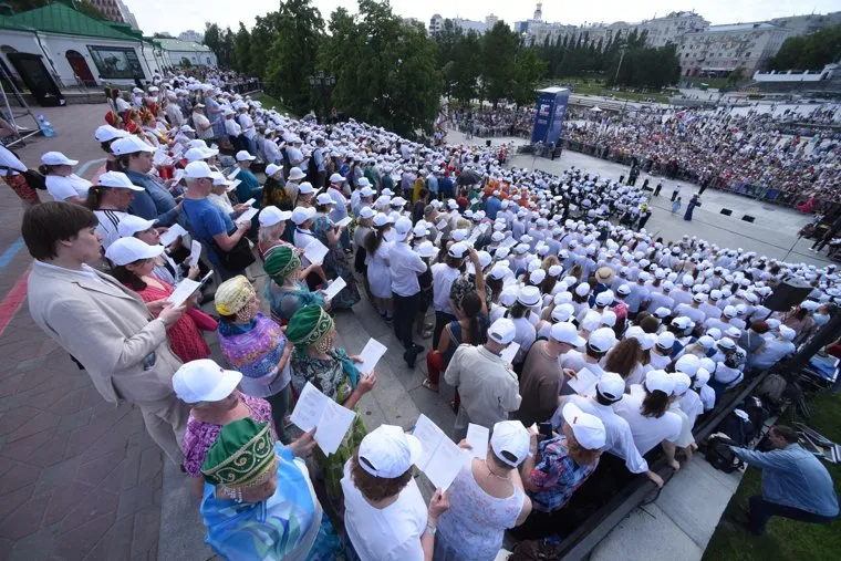Хор «Славим Россию и город». Екатеринбург