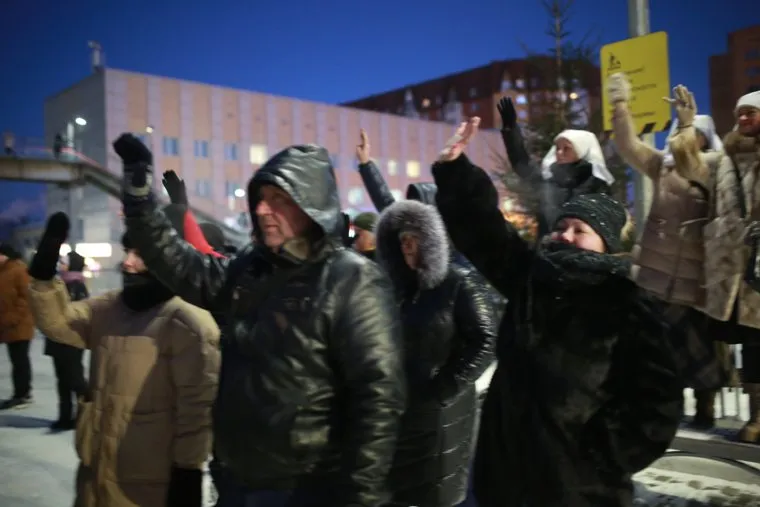 Отправка мобилизованных. Тюмень 