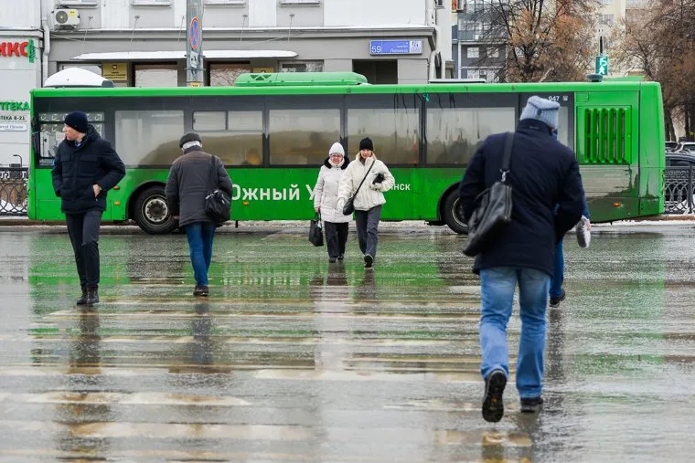 Оттепель в городе. Челябинск