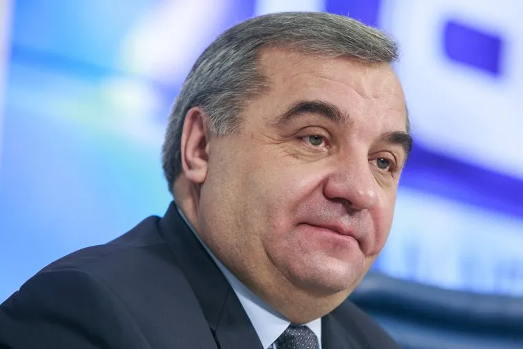 Пресс-конференция в ТАСС министра по чрезвычайным ситуациям РФ Владимира Пучкова. Москва, пучков владимир