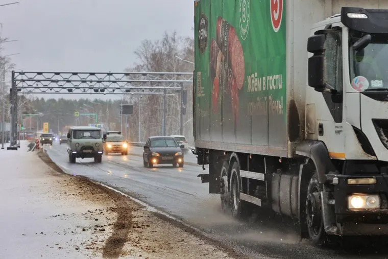 Весовой контроль на шоссе Тюнина. Курган