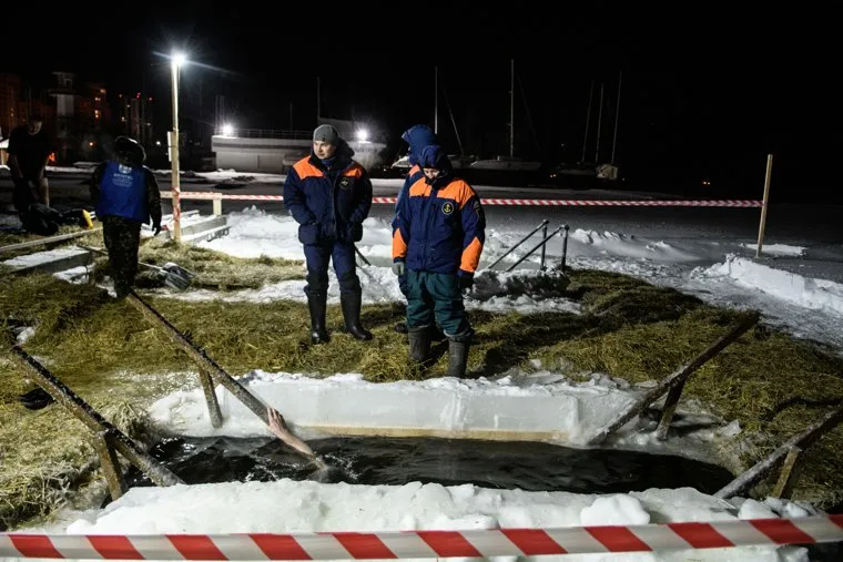 Крещенские купания. Екатеринбург