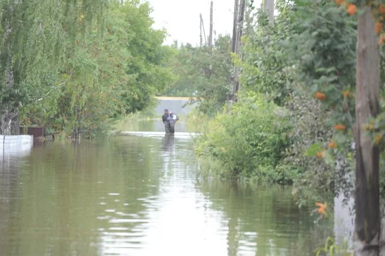 Коркино, потоп и пункт временного размещения. Челябинск