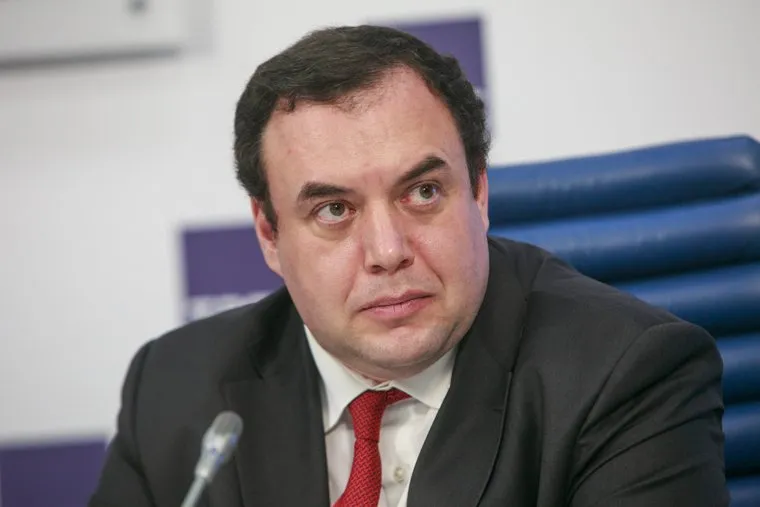 Пресс-конференция в ТАСС, посвященная местным референдумам с участием Максима Григорьева. Москва, брод александр