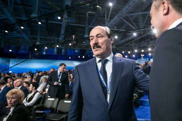 XVI съезд Единой России, второй день. Москва, абдулатипов рамазан