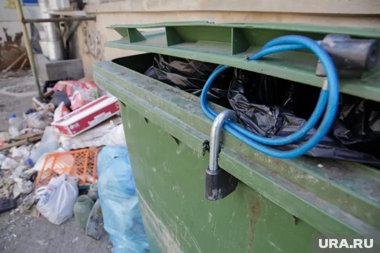 Тюменские бизнесмены выбрасывают мусор в чужие баки