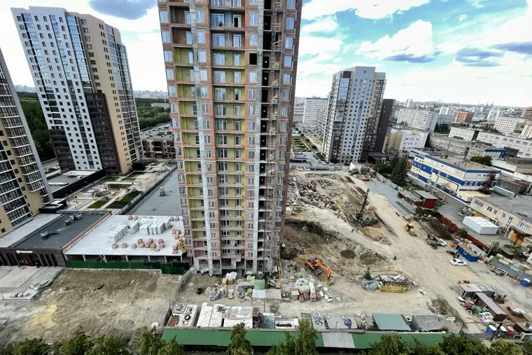 Стройка Госдепа Колесникова. Челябинск