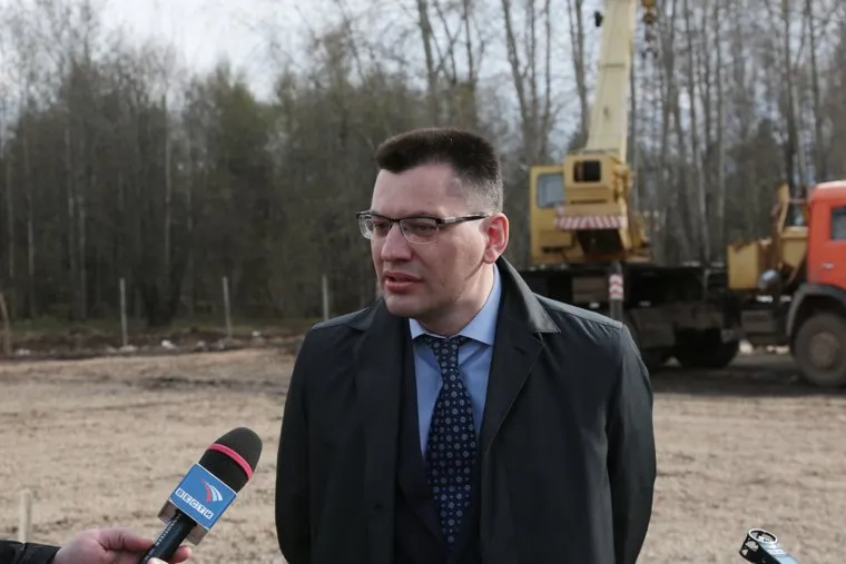 Врио губернатора Пермского края Максим Решетников проинспектировал начало строительства нового зоопарка в Перми, сюткин михаил