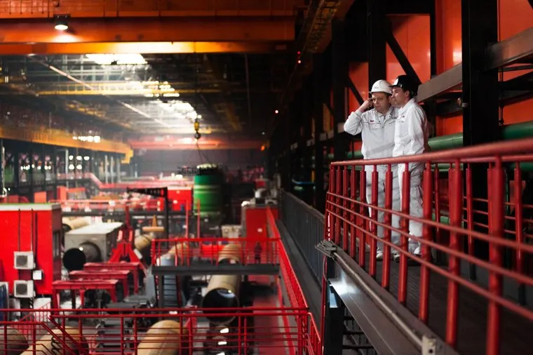 Завод "ЭТЕРНО", цех "Высота 239" Челябинского трубопрокатного завода (ЧТПЗ). Челябинск