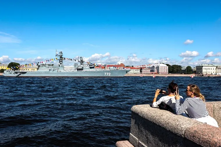 Военно-морской парад. Санкт-Петербург