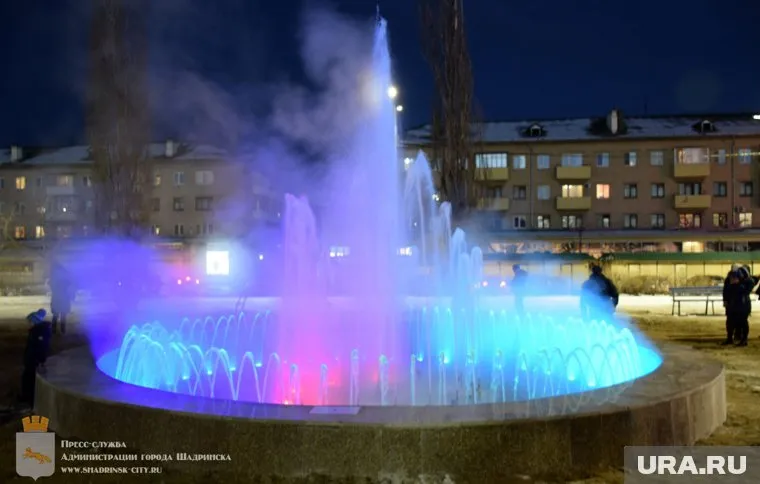 Глава Шадринска пообещал, что фонтан просушат и законсервируют до весны