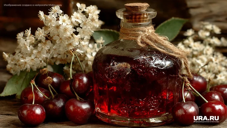 Из вишни можно сделать вкусный сладковатый алкогольный напиток с насыщенным ароматом
