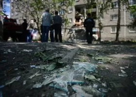 Появилось видео с места взрыва в жилом доме в Москве