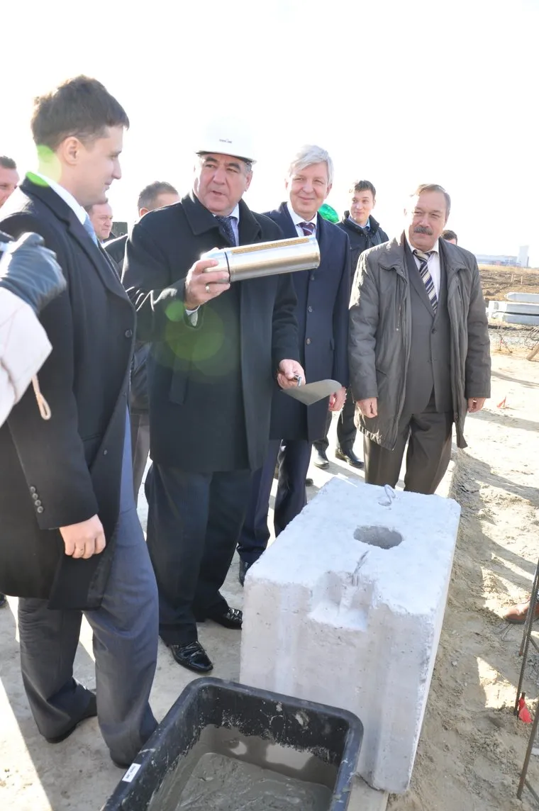 Курган. Закладка нового микрорайона Родной город. Застройщик РечелСтрой. 31.10.13, жилой комплекс родной город