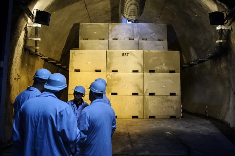 Пункт захоронения РАО компании PURAM. Венгрия, Батаапати, хранение радиационных отходов, пункт захоронения рао в батаапати, бетонный контейнер, подземное хранилище