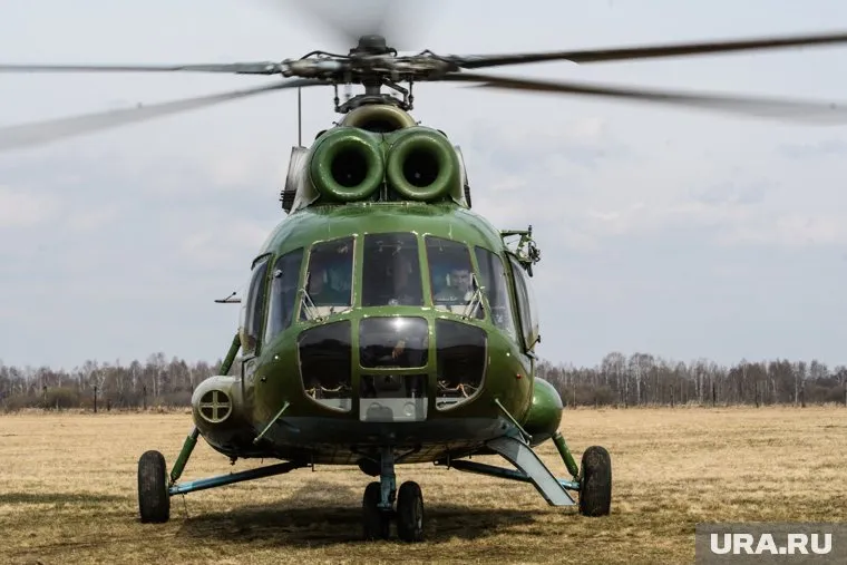 Вертолет Utair теперь находится в безопасности