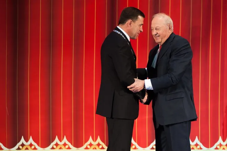 Официальная церемония вступления Евгения Куйвашева в должность губернатора Свердловской области. Екатеринбург