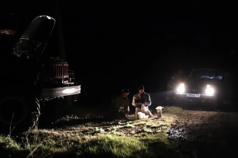 Пожар в селе Березка