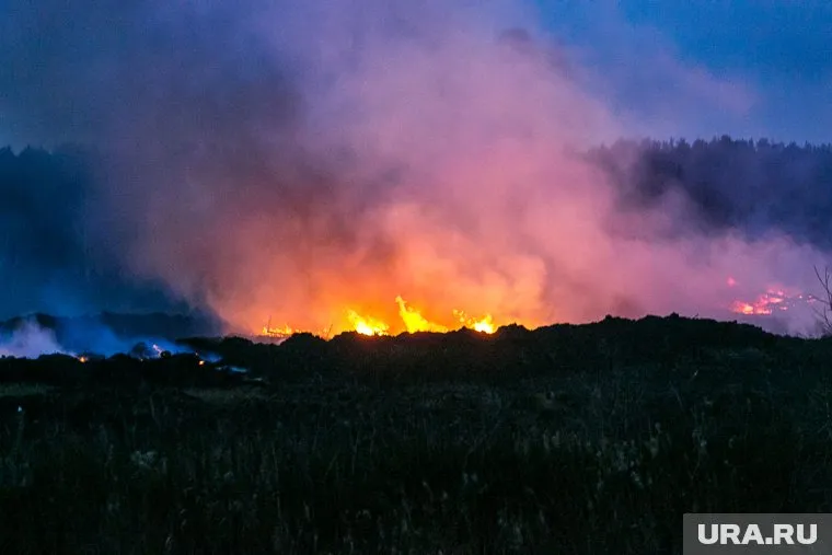 В пожаре в Бердюжском районе пострадали пять жилых домов