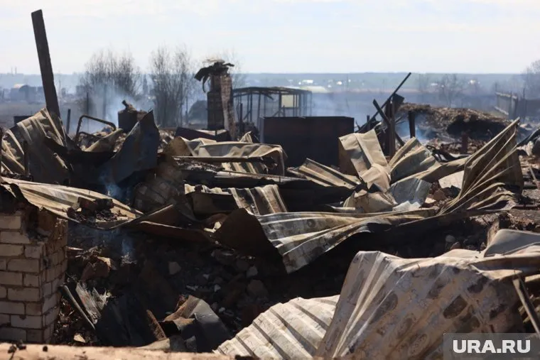 Дом пенсионера сгорел 7 мая