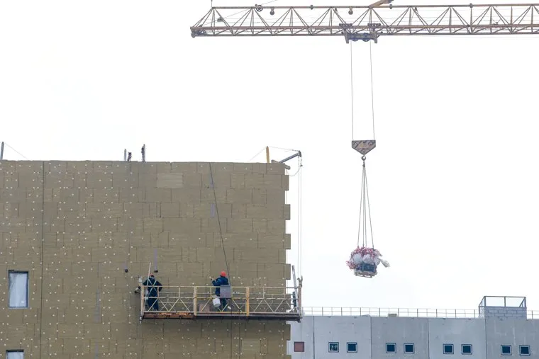 Стройплощадка Деревни Универсиады- 2023 . Екатеринбург