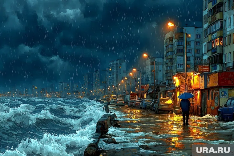 Синоптики ожидают продолжение сильного ветра и осадков