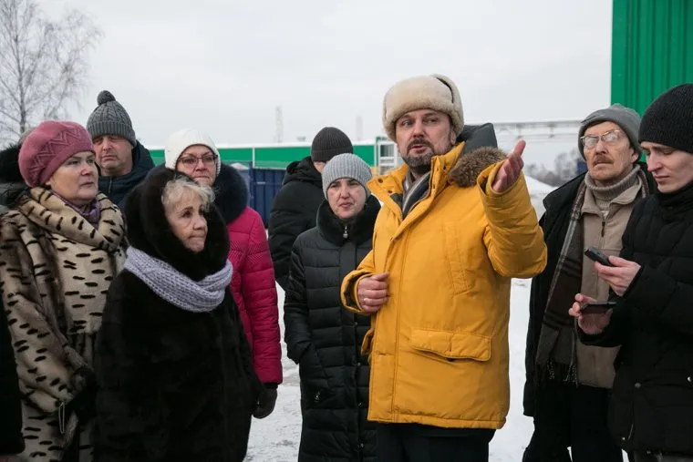 Посещение инициативными гражданами мусоросортировочного завода. Тюмень, фрумкин константин