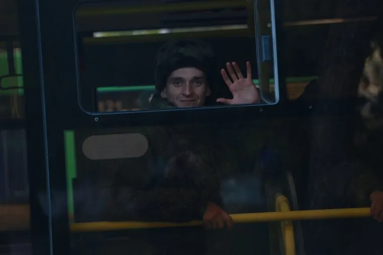 Отправка мобилизованных. Тюмень 