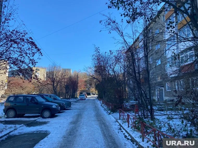 Двор, где жила погибшая девочка