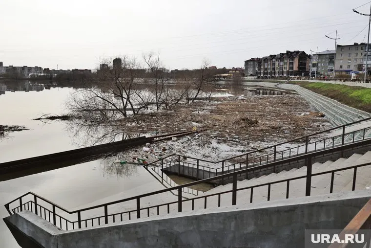 Вода в Тоболе убывает